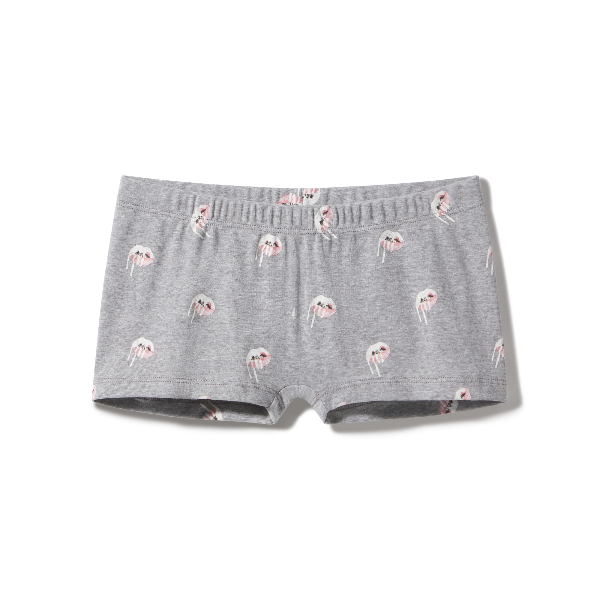 Lips Logo Grey Shorts